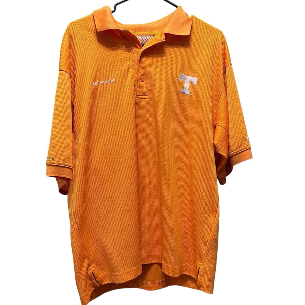 Columbia‎ PFG Omni shield Tennessee Vols Volunteers men’s polo  vintage 2013